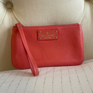 Kate Spade Coral Wristlet